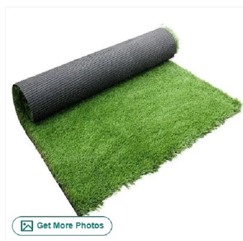 PVC Artificial Grass - Durable Plastic, Customized Size | Anti Skid, Easy to Clean, Long Lasting Finish, Low Maintenance for Decorations