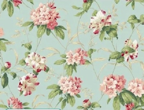 PVC Decorative Flower Wallpaper