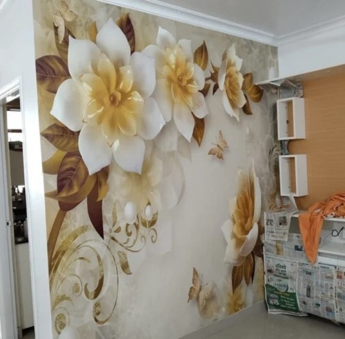 PVC Printed Room Wallpaper