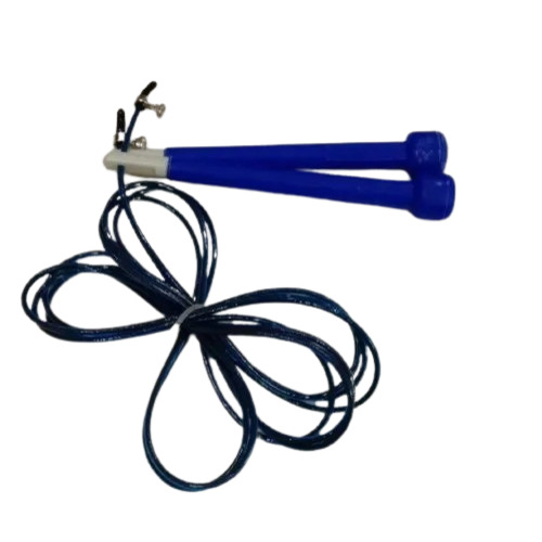 Pvc Skipping Rope - Premium Quality Plastic Material, Blue Color | Ideal for Healthy Skipping Practice