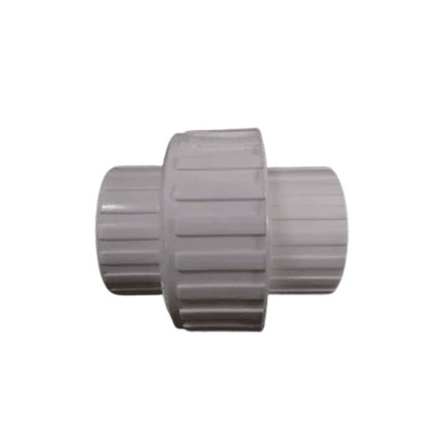 Pvc Union - White PVC, Standard Size, Round Shape | Easy to Install, Lightweight, Water Resistant, Solid Surface, Leak and Crack Proof