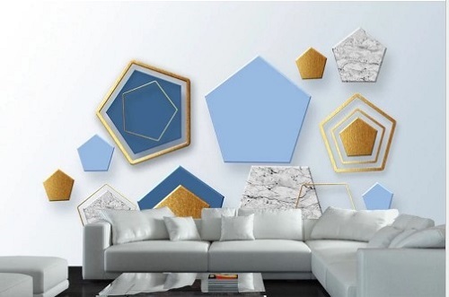 PVC Wallpaper - PVC Material, Various Sizes | Waterproof, Long Lasting Finish, Easy to Install, Quality Tested