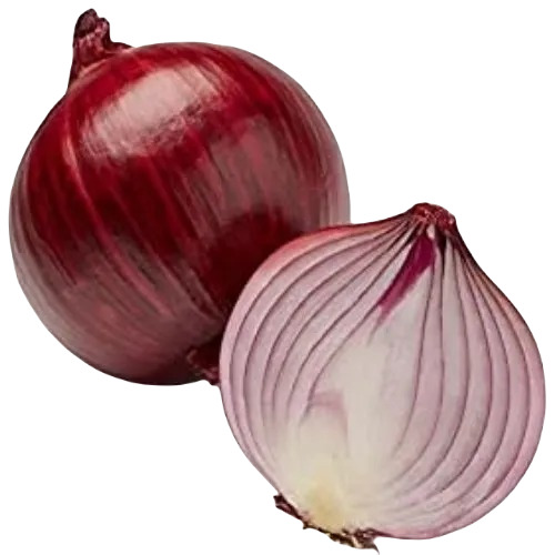 Red Onion - Organic Fresh Round Vegetable | Raw, Ideal for Cooking
