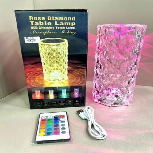 Rose Diamond Touch Lamp