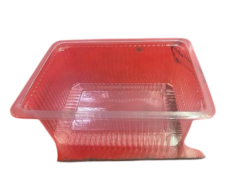 Transparent PP Food Container - Rectangular Shape, 1-5 Kg Capacity | Harmless Material, Ideal for Food Storage