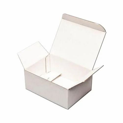 White Corrugated Box - Square Standard Size | Superior Quality, Recycled Material, Disposable, Machine Made, Quality Assured, Fine Finishing, Made in India