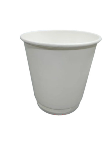 180 Ml Double Wall Paper Cup - 180ml Capacity Height 3 Inch Diameter 3 Inch Top 2 Inch Bottom White Color | Disposable Event and Party Supplies Pack of 50