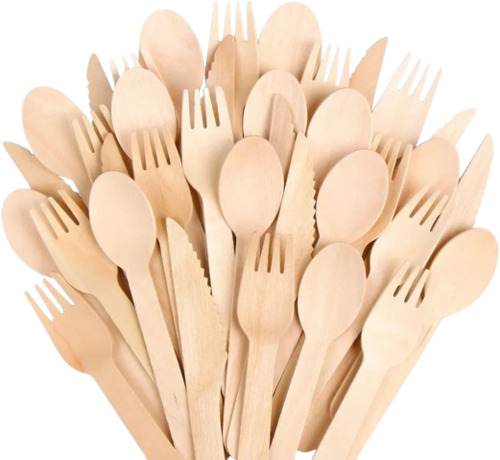 160 Mm Wooden Cutlery Set