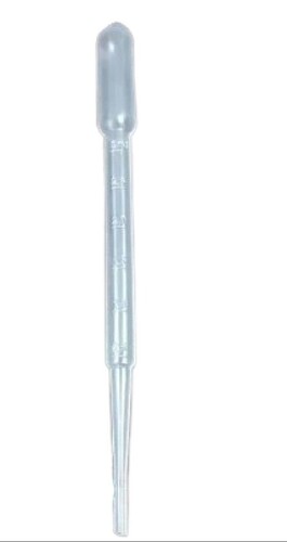 3 Ml Transparent Plastic Pipette For Laboratory - Plastic Material, 3 Ml Size, Transparent Color | Lightweight, Quality Tested, Timely Delivery