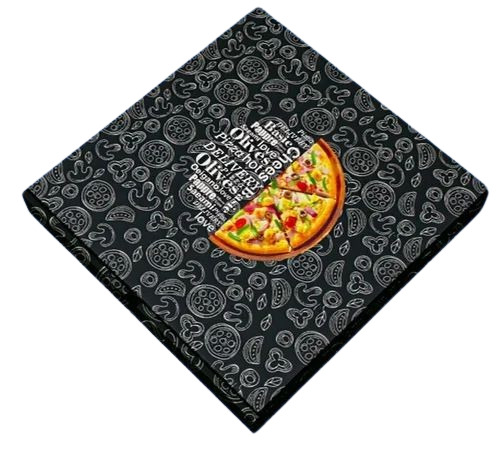 8 Inch Black Pizza Box