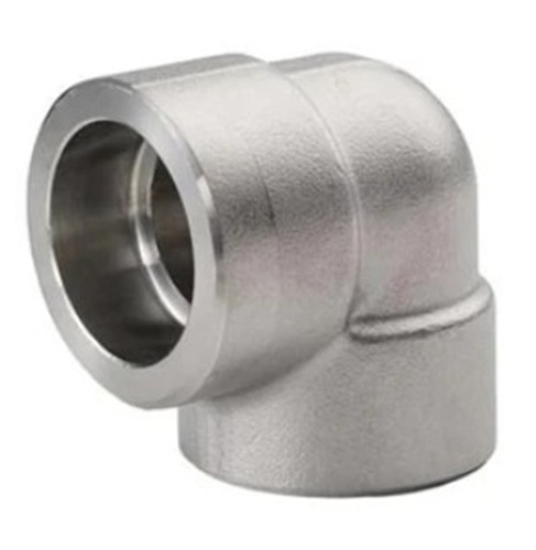 90 Socket Weld Elbow - Metal, Round, All Sizes, Silver | Fine Finishing, New Condition, Polished, Long Lasting, Sturdy Design