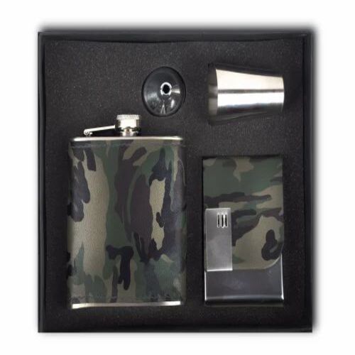 Army Hip Flask Set