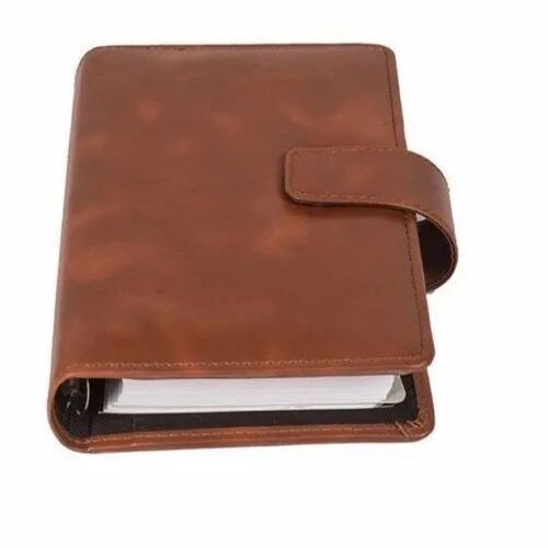 Lock Diary - PU Leather, Customize Size, Unique Brown Daily Planner