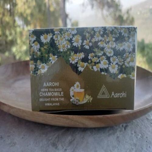 Chamomile Tea - 12 Muslin Cloth Shade Dried Infusion Dips | One Year Shelf Life