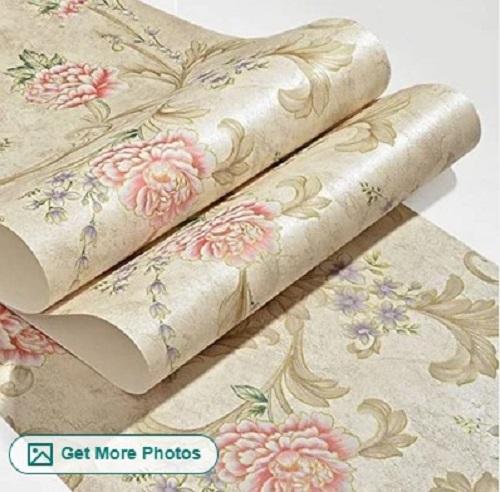 Flower Designer Pvc Wallpaper