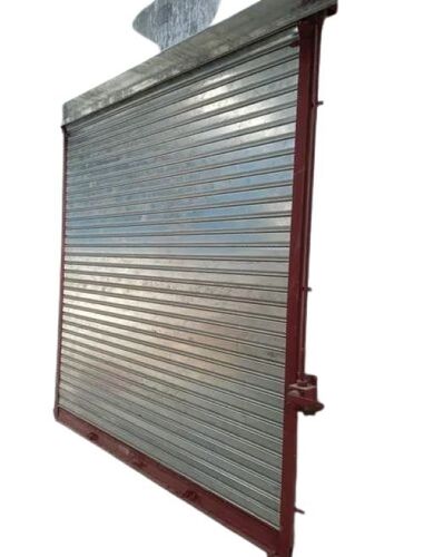 Gear Rolling Shutter - Mild Steel, 9 Feet Height, Grey Color | Manual Operation, Smooth Gear Mechanism, Weather Resistant, Heavy-Duty Design