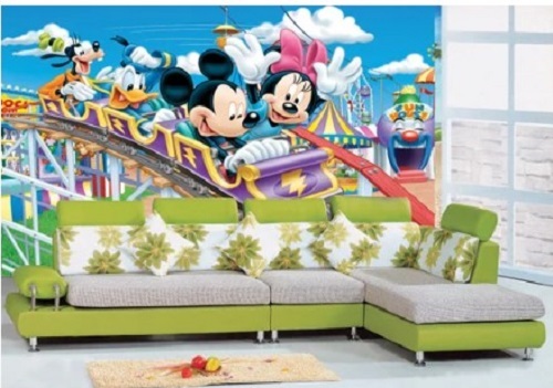 Kids Room Wallpaper - PVC Material, Various Sizes Available | Waterproof, Long Lasting Finish, Easy to Install, Tested on Quality Standards