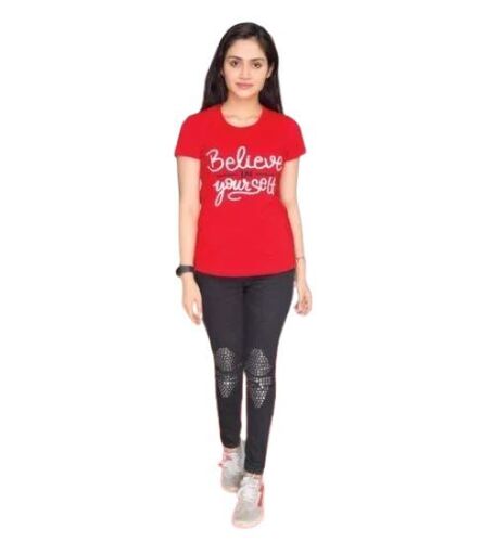 Ladies Premium Red T-Shirt