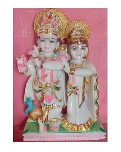 Marble Radha Krishna Statue