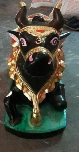 Nandi Black Marble Statue