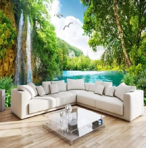 Nature Design Horizontal Wallpaper - PVC Material, Various Sizes | Waterproof, Easy to Install, Long Lasting Finish, Quality Tested