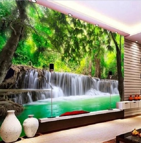 Nature PVC Bedroom Wallpaper