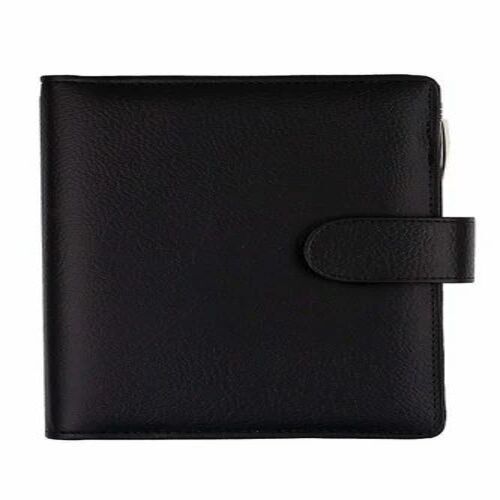 Yearly Planner - A5 Leather Hard Bound Diary | Customized Black Cover for Office Use