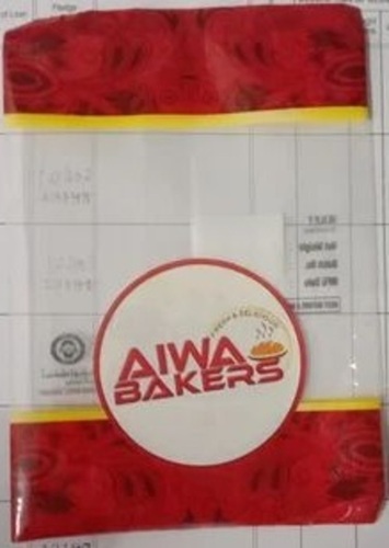 Readymade Printed Pouch - LDPE Material, Customized Size, Red Color | Soft Style, Durable 3-Side-Seal Design, Fine Finished, Rectangle Shape