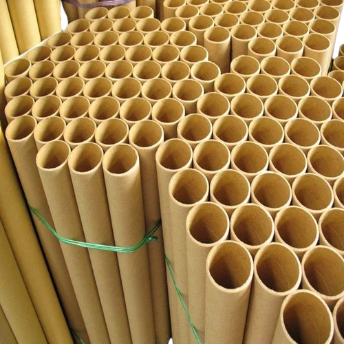 Round Paper Tube - Smooth Texture, 3mm Thickness, Brown Color | Ideal for Packaging and Other Uses