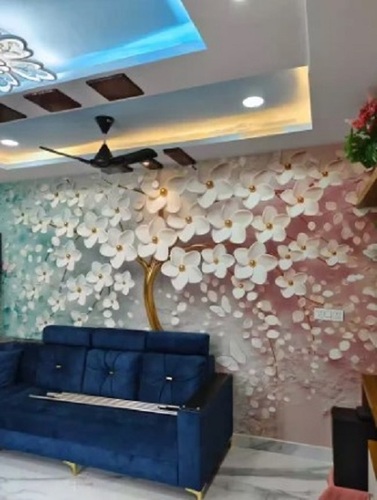 Self Adhesive Wallpaper - PVC Material, Various Sizes | Long Lasting Finish, Waterproof, Easy to Install, Timely Delivery