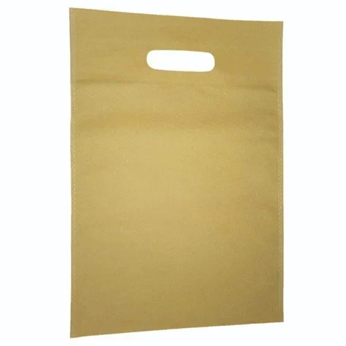 Yellow D Cut Non Woven Bags