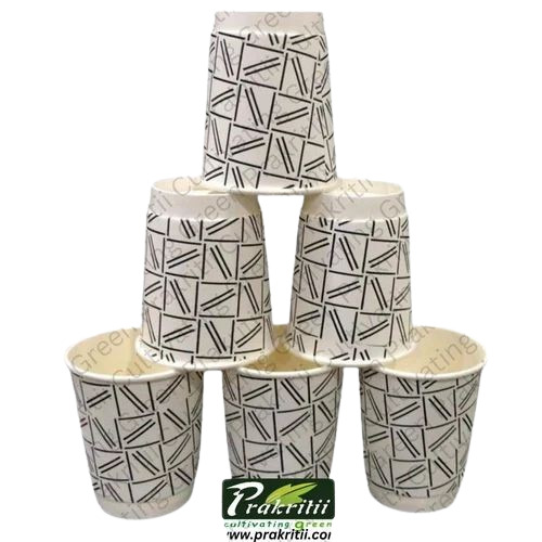 Double Wall Paper Cup - 3MM Thickness 250ML Size White Color | Printed Disposable Event and Party Supplies