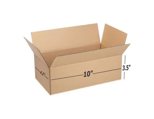 3 Ply Brown Packing Box - Durable Eco-Friendly Three-Ply Construction | Versatile Use for Apparel, Candy, Gifts & Crafts, Home Appliances, Personal Care, Pharmaceuticals