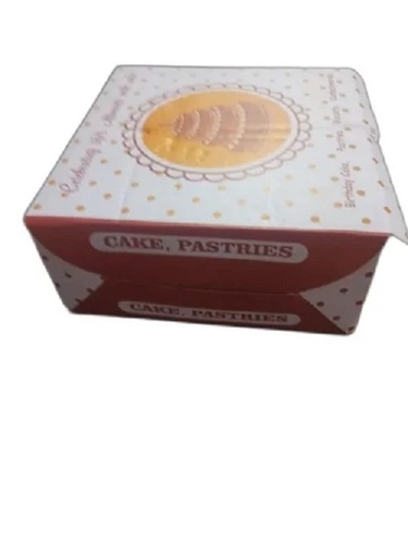 Cake Packaging Box - Eco-Friendly Paper, Multi-Color Options | Durable Plain and Printed Design for Food Use