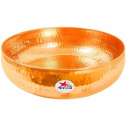 Copper Hammered Pedicure Bowl