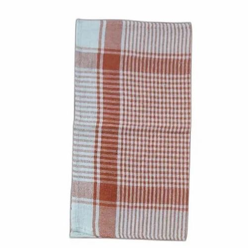 Cotton Kitchen Duster - Cotton, 18x18 Inches, White & Red | Durable, Long Lasting, Washable, Ideal for Cleaning & Kitchen Use