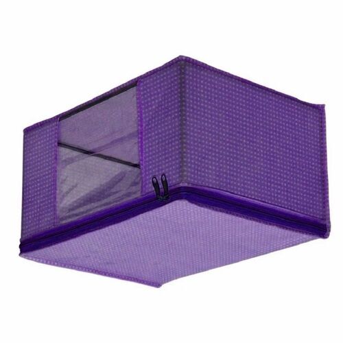 Dark Purple Pvc Saree Bag