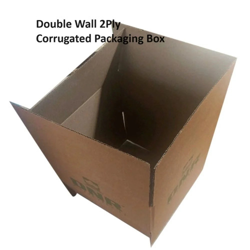 Double Wall 2 Ply Corrugated Packaging Box - Kraft Paper, Rectangular Shape, Various Colors | Eco-Friendly, Durable for Gifts & Crafts, Personal Care, Pharmaceutical Uses