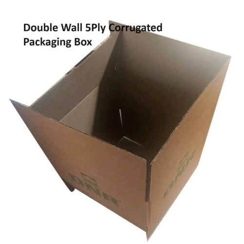 5 Ply Corrugated Packaging Box - Durable Eco Friendly Kraft Paper, Rectangle Shape with Printed Design for Personal Care, Pharmaceutical, Gift & Crafts