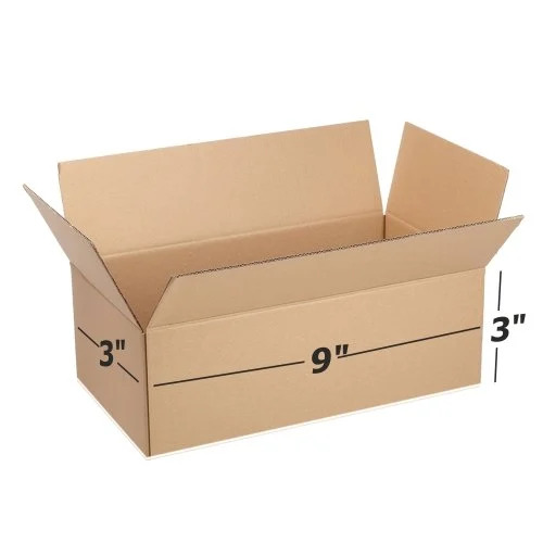 Durable Three Ply Corrugated Packing Box - Eco-Friendly Brown, Rectangle Shape for Apparel, Food, Gifts & Crafts, Home Appliances, Personal Care, Pharmaceuticals