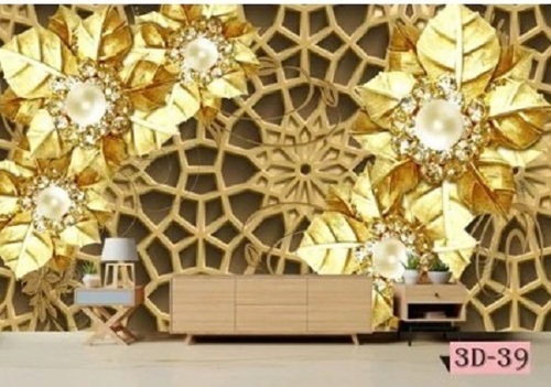 Giant Flower Wallpaper - PVC Material, Various Sizes Available | Waterproof, Long Lasting, Easy to Clean Decor