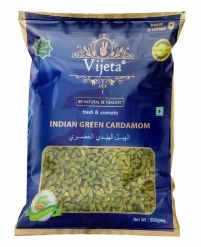 Alleppey Green Cardamom - 100 g Coarse Grinded, Dried Organic Spicy Seeds, FSSAI Certified, Grade A