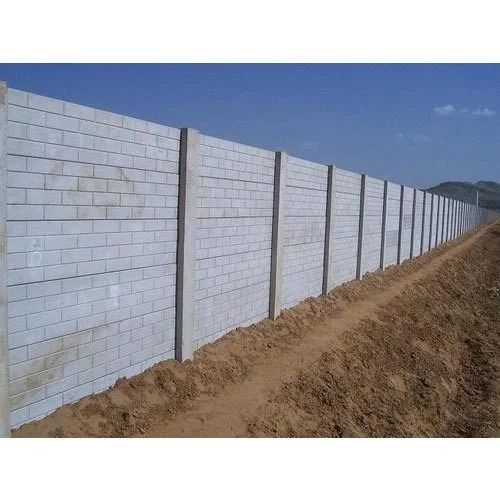 Grey Rcc Readymade Compound Wall - Size: 3*7.5