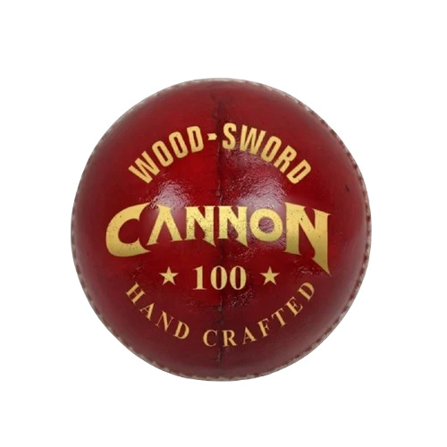 Leather Cricket Ball - Premium Light Weight Leather Material Durable for Adult Players - Machine Made Red Color