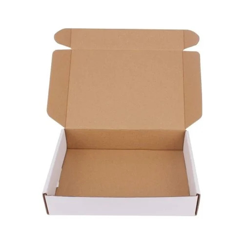 Plain 3 Ply White Flap Packing Box