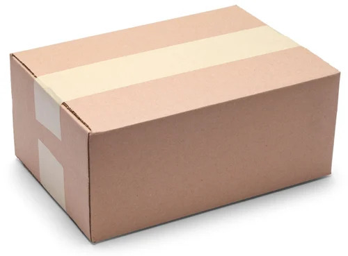 Plain 5 Ply Corrugated Box - Kraft Paper, Various Colors | Eco-Friendly, Durable, Rectangle Shape, Ideal for Food, Gifts & Crafts, Personal Care