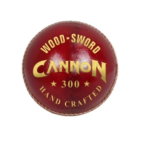 Red Leather Cricket Ball - Premium Quality Light Weight Leather Durable Design for Adult Players
