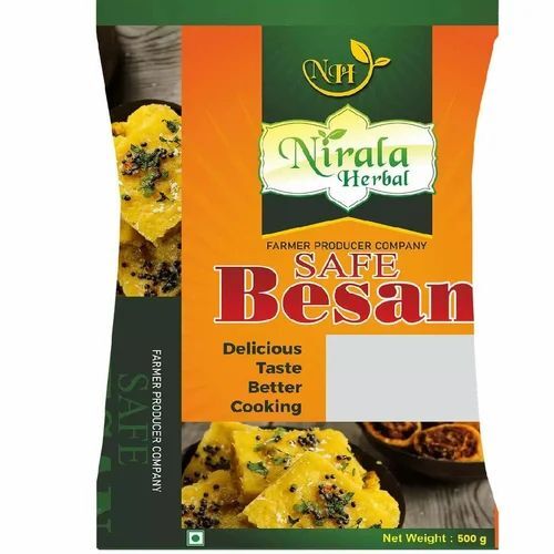 Safe Besan - 500g Packet | Pure 100% Food Grade Yellow Gram Healthy Cooking Essential