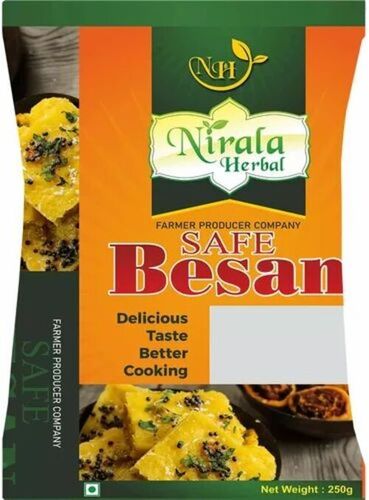 Safe Besan - 250 Gram Packet, Food Grade Yellow Gram Flour for Cooking, 100% Pure and Fresh Quality | Good for Health