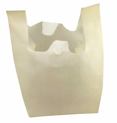 W Cut Non Woven Bag - Durable, Eco Friendly | Plain and Printed Shopping Bag, Style Without Handle